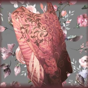 Catherine's 5X pink Paisley Shirt